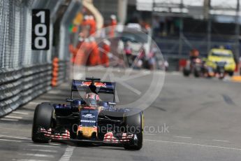 World © Octane Photographic Ltd. Scuderia Toro Rosso STR11 – Daniil Kvyat. Wednesday 25th May 2016, F1 Monaco - Practice 2, Monaco, Monte Carlo. Digital Ref : 1562LB1D7482