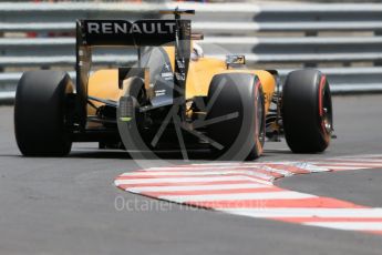 World © Octane Photographic Ltd. Renault Sport F1 Team RS16 - Kevin Magnussen. Wednesday 25th May 2016, F1 Monaco - Practice 2, Monaco, Monte Carlo. Digital Ref : 1562LB1D7656