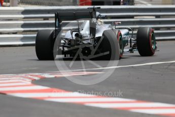 World © Octane Photographic Ltd. Mercedes AMG Petronas W07 Hybrid – Lewis Hamilton. Wednesday 25th May 2016, F1 Monaco - Practice 2, Monaco, Monte Carlo. Digital Ref : 1562LB1D7666