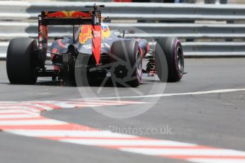 World © Octane Photographic Ltd. Red Bull Racing RB12 – Daniel Ricciardo. Wednesday 25th May 2016, F1 Monaco - Practice 2, Monaco, Monte Carlo. Digital Ref : 1562LB1D7677