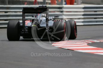 World © Octane Photographic Ltd. McLaren Honda MP4-31 – Jenson Button. Wednesday 25th May 2016, F1 Monaco - Practice 2, Monaco, Monte Carlo. Digital Ref : 1562LB1D7686