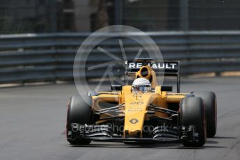 World © Octane Photographic Ltd. Renault Sport F1 Team RS16 - Kevin Magnussen. Wednesday 25th May 2016, F1 Monaco - Practice 2, Monaco, Monte Carlo. Digital Ref : 1562LB1D7773