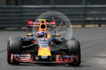 World © Octane Photographic Ltd. Red Bull Racing RB12 – Max Verstappen. Wednesday 25th May 2016, F1 Monaco - Practice 2, Monaco, Monte Carlo. Digital Ref : 1562LB1D7840