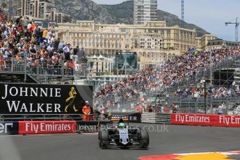 World © Octane Photographic Ltd. Sahara Force India VJM09 - Nico Hulkenberg. Wednesday 25th May 2016, F1 Monaco - Practice 2, Monaco, Monte Carlo. Digital Ref : 1562LB5D6331