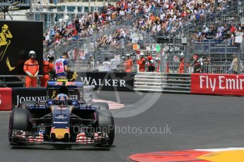 World © Octane Photographic Ltd. Scuderia Toro Rosso STR11 – Carlos Sainz. Wednesday 25th May 2016, F1 Monaco - Practice 2, Monaco, Monte Carlo. Digital Ref : 1562LB5D6337