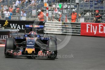 World © Octane Photographic Ltd. Scuderia Toro Rosso STR11 – Daniil Kvyat. Wednesday 25th May 2016, F1 Monaco - Practice 2, Monaco, Monte Carlo. Digital Ref : 1562LB5D6450