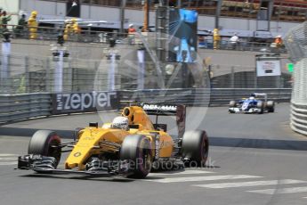 World © Octane Photographic Ltd. Renault Sport F1 Team RS16 - Kevin Magnussen. Saturday 28th May 2016, F1 Monaco GP Qualifying, Monaco, Monte Carlo. Digital Ref :
