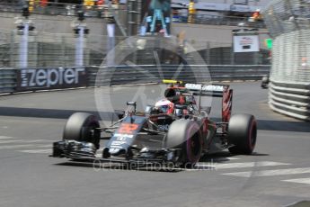 World © Octane Photographic Ltd. McLaren Honda MP4-31 – Jenson Button. Saturday 28th May 2016, F1 Monaco GP Qualifying, Monaco, Monte Carlo. Digital Ref :