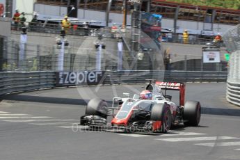 World © Octane Photographic Ltd. Haas F1 Team VF-16 – Romain Grosjean. Saturday 28th May 2016, F1 Monaco GP Qualifying, Monaco, Monte Carlo. Digital Ref : 1569CB1D8242