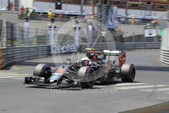 World © Octane Photographic Ltd. McLaren Honda MP4-31 – Jenson Button. Saturday 28th May 2016, F1 Monaco GP Qualifying, Monaco, Monte Carlo. Digital Ref :