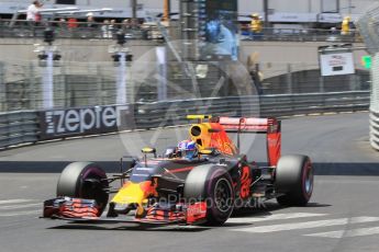 World © Octane Photographic Ltd. Red Bull Racing RB12 – Max Verstappen. Saturday 28th May 2016, F1 Monaco GP Qualifying, Monaco, Monte Carlo. Digital Ref :