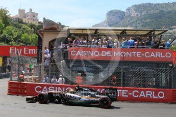 World © Octane Photographic Ltd. Sahara Force India VJM09 - Sergio Perez. Saturday 28th May 2016, F1 Monaco GP Qualifying, Monaco, Monte Carlo. Digital Ref :