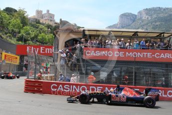 World © Octane Photographic Ltd. Scuderia Toro Rosso STR11 – Daniil Kvyat. Saturday 28th May 2016, F1 Monaco GP Qualifying, Monaco, Monte Carlo. Digital Ref : 1569CB7D2266