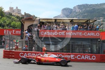 World © Octane Photographic Ltd. Scuderia Ferrari SF16-H – Kimi Raikkonen. Saturday 28th May 2016, F1 Monaco GP Qualifying, Monaco, Monte Carlo. Digital Ref : 1569CB7D2295