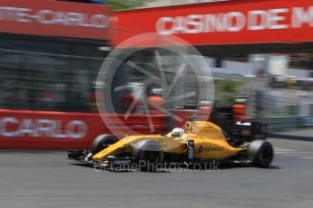 World © Octane Photographic Ltd. Renault Sport F1 Team RS16 - Kevin Magnussen. Saturday 28th May 2016, F1 Monaco GP Qualifying, Monaco, Monte Carlo. Digital Ref :