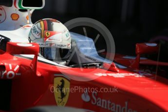 World © Octane Photographic Ltd. Scuderia Ferrari SF16-H – Sebastian Vettel. Saturday 28th May 2016, F1 Monaco GP Qualifying, Monaco, Monte Carlo. Digital Ref :