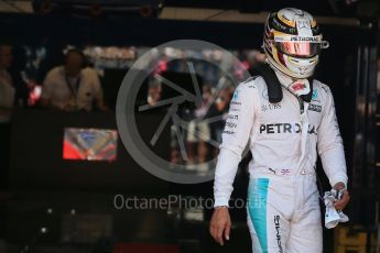 World © Octane Photographic Ltd. Mercedes AMG Petronas W07 Hybrid – Lewis Hamilton. Saturday 28th May 2016, F1 Monaco GP Qualifying, Monaco, Monte Carlo. Digital Ref :