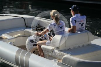 World © Octane Photographic Ltd. Williams Martini Racing boat. Saturday 28th May 2016, F1 Monaco GP - Paddock, Monaco, Monte Carlo. Digital Ref : 1571CB1D7826
