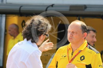 World © Octane Photographic Ltd. Renault Sport F1, Racing Director, Frederic Vasseur. 28th May 2016, F1 Monaco GP - Paddock, Monaco, Monte Carlo. Digital Ref : 1571CB1D8390