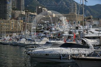 World © Octane Photographic Ltd. Monaco boats. Saturday 28th May 2016, F1 Monaco GP - Paddock, Monaco, Monte Carlo. Digital Ref : 1571LB1D8885