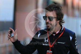 World © Octane Photographic Ltd. McLaren Honda – Fernando Alonso. Saturday 28th May 2016, F1 Monaco GP - Paddock, Monaco, Monte Carlo. Digital Ref : 1571LB1D8894