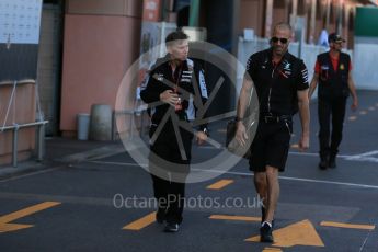 World © Octane Photographic Ltd. Nico Rosberg personal trainer. Saturday 28th May 2016, F1 Monaco GP - Paddock, Monaco, Monte Carlo. Digital Ref : 1571LB1D8898