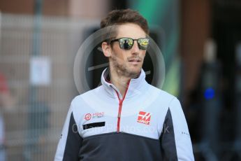 World © Octane Photographic Ltd. Haas F1 Team – Romain Grosjean. Saturday 28th May 2016, F1 Monaco GP - Paddock, Monaco, Monte Carlo. Digital Ref : 1571LB1D8974