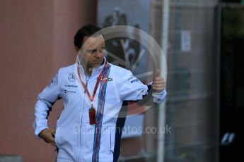 World © Octane Photographic Ltd. Williams Martini Racing, Williams Mercedes – Felipe Massa. Saturday 28th May 2016, F1 Monaco GP - Paddock, Monaco, Monte Carlo. Digital Ref : 1571LB1D9006