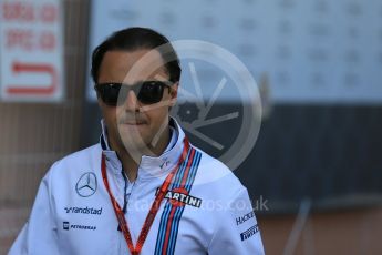 World © Octane Photographic Ltd. Williams Martini Racing, Williams Mercedes – Felipe Massa. Saturday 28th May 2016, F1 Monaco GP - Paddock, Monaco, Monte Carlo. Digital Ref : 1571LB1D9011