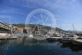 World © Octane Photographic Ltd. Monaco boats. Saturday 28th May 2016, F1 Monaco GP - Paddock, Monaco, Monte Carlo. Digital Ref : 1571LB5D8071