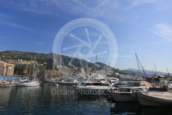 World © Octane Photographic Ltd. Monaco boats. Saturday 28th May 2016, F1 Monaco GP - Paddock, Monaco, Monte Carlo. Digital Ref : 1571LB5D8075