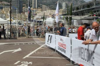 World © Octane Photographic Ltd. Wednesday 25th May 2016, F1 Monaco GP Paddock, Monaco, Monte Carlo. Digital Ref : 1559CB1D6549