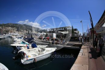 World © Octane Photographic Ltd. Yachts in the harbour. Wednesday 25th May 2016, F1 Monaco GP Paddock, Monaco, Monte Carlo. Digital Ref :1559CB5D5918