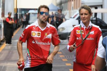 World © Octane Photographic Ltd. Scuderia Ferrari SF16-H – Sebastian Vettel. Wednesday 25th May 2016, F1 Monaco GP Paddock, Monaco, Monte Carlo. Digital Ref :1559CB7D0196