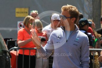 World © Octane Photographic Ltd. Mercedes AMG Petronas W07 Hybrid – Nico Rosberg. Wednesday 25th May 2016, F1 Monaco GP Paddock, Monaco, Monte Carlo. Digital Ref :1559CB7D9779