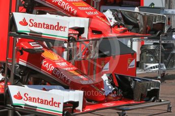 World © Octane Photographic Ltd. Scuderia Ferrari SF16-H – noses and front wings. Wednesday 25th May 2016, F1 Monaco GP Paddock, Monaco, Monte Carlo. Digital Ref :1559CB7D9812