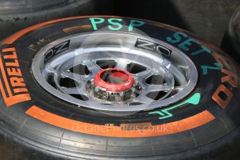 World © Octane Photographic Ltd. Red Bull Racing RB12 – Front Wheel. Wednesday 25th May 2016, F1 Monaco GP Paddock, Monaco, Monte Carlo. Digital Ref :1559CB7D9843