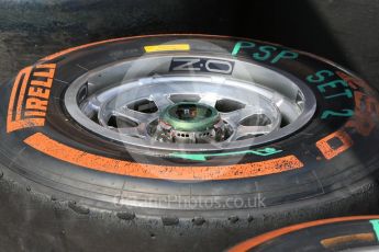 World © Octane Photographic Ltd. Red Bull Racing RB12 – Front Wheel. Wednesday 25th May 2016, F1 Monaco GP Paddock, Monaco, Monte Carlo. Digital Ref :1559CB7D9845