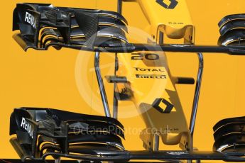 World © Octane Photographic Ltd. Renault Sport F1 Team RS16 - noses and front wings. Wednesday 25th May 2016, F1 Monaco GP Paddock, Monaco, Monte Carlo. Digital Ref : 1559CB7D9871