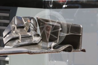 World © Octane Photographic Ltd. Haas F1 Team VF-16 – front wing. Wednesday 25th May 2016, F1 Monaco GP Paddock, Monaco, Monte Carlo. Digital Ref :1559CB7D9933