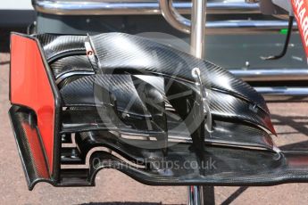 World © Octane Photographic Ltd. Haas F1 Team VF-16 – front wing. Wednesday 25th May 2016, F1 Monaco GP Paddock, Monaco, Monte Carlo. Digital Ref :1559CB7D9936