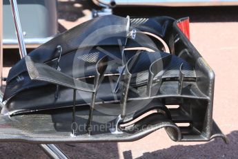 World © Octane Photographic Ltd. Haas F1 Team VF-16 – front wing. Wednesday 25th May 2016, F1 Monaco GP Paddock, Monaco, Monte Carlo. Digital Ref :1559CB7D9938