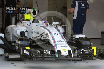 World © Octane Photographic Ltd. Williams Martini Racing, Williams Mercedes FW38 – Felipe Massa. Wednesday 25th May 2016, F1 Monaco GP Paddock, Monaco, Monte Carlo, . Digital Ref :1559CB7D9963