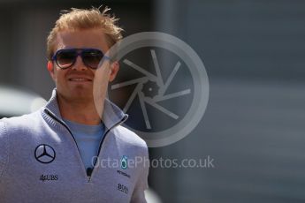 World © Octane Photographic Ltd. Mercedes AMG Petronas W07 Hybrid – Nico Rosberg. Wednesday 25th May 2016, F1 Monaco GP Paddock, Monaco, Monte Carlo. Digital Ref :1559LB1D4135