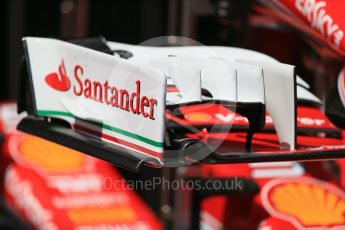 World © Octane Photographic Ltd. Scuderia Ferrari SF16-H front wing. Wednesday 25th May 2016, F1 Monaco GP Paddock, Monaco, Monte Carlo. Digital Ref :1559LB1D4151