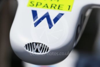 World © Octane Photographic Ltd. Williams Martini Racing, Williams Mercedes FW38 – nose intake. Wednesday 25th May 2016, F1 Monaco GP Paddock, Monaco, Monte Carlo. Digital Ref :1559LB1D4194