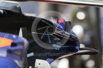 World © Octane Photographic Ltd. Scuderia Toro Rosso STR11 – inside sidepod front. Wednesday 25th May 2016, F1 Monaco GP Paddock, Monaco, Monte Carlo. Digital Ref :1559LB1D4295