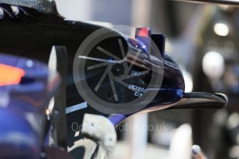 World © Octane Photographic Ltd. Scuderia Toro Rosso STR11 – inside sidepod front. Wednesday 25th May 2016, F1 Monaco GP Paddock, Monaco, Monte Carlo. Digital Ref :1559LB1D4318