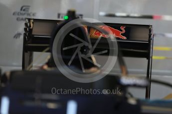 World © Octane Photographic Ltd. Scuderia Toro Rosso STR11 – rear wing. Wednesday 25th May 2016, F1 Monaco GP Paddock, Monaco, Monte Carlo. Digital Ref :1559LB1D4330