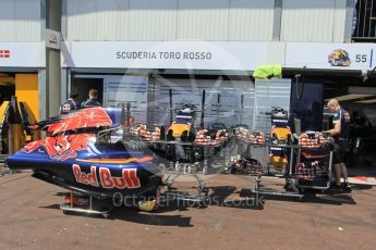 World © Octane Photographic Ltd. Scuderia Toro Rosso STR11. Wednesday 25th May 2016, F1 Monaco GP Paddock, Monaco, Monte Carlo. Digital Ref :1559LB1L6460